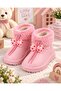 Waterproof Fur Lined Girls' Eva Rain Snow Boots
