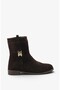 Lerita Women's Genuine Leather Boots - Brown Suede