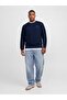 Men's Sweatshirt Crew Neck Basic Regular Fit Long Sleeve Casual Comfortable Cut Model - 4