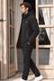 Men's Top Pocket Zippered Plush Lined Hooded Softshell Coat 161 - 2