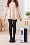 Seamless Luxury Combed Cotton Girls' Pantyhose (2 Pieces) - 2