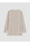 Brown Zebra Patterned Cotton Women's Tunic - 2
