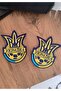 Ukraine Patch Embroidered Iron-On Applique - 2