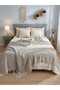 - Single Muslin Pike - Muslin Bedspread - (180X230 cm) - 2