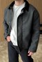 Tartu Double Color Shirt Collar Zippered Wide Men's Cashmere Jacket - 3