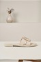 Women's Metal Buckle Flat Slippers, Blunt Toe, Comfortable Sole, Stylish Daily Summer Slippers, Sandals - 3