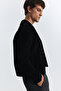 Crop Fit Faux Suede Jacket - 4