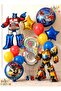 Transformers Bumblebee & Optimus Prime Balloon Set 8 Years Old - 13 Piece Birthday Balloon Set