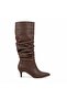 Zri̇n-20011 Premium Brown Thin Heeled Women's Boots - 2