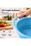 Flow Collapsible Food Grade Silicone Strainer, Bpa-Free Sgs & Fda Approved 100% Platinum Silicone, Food Grade, Odor and Stain Resistant, Food Grade, Double Handle Kitchen Strainer, Lm0018/12 - 7