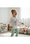 Boy's Cotton Elephant Giraffe Bear Printed Long Sleeve 2-Piece Set Cb1082 - 4