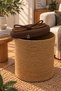 Christmas Wicker Rope Decorative 40X36 Wicker Rope Basket with Lid Mesh Rope Basket Organizer Storage Box Home Office Kitchen Bathroom Bedroom Multipurpose - 2