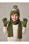 1-4 Years Old Boy Scarf-Beret-Glove Set