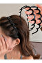 2-Piece Scalloped Crown Black 2 Pieces