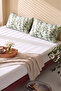 White Eucalyptus Double Elastic Bed Sheet Set 160X200 cm - 3 Pieces - 5