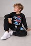 Boy's Two-Thread Lycra Double Set with Car Design for Back to School - 3