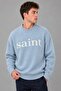 Oversize Lettered Cotton Wool Sweater - 3