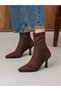 Ac459226-02 Stretch Zippered Thin Heel Women's Boots - 2