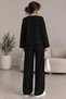 Winter Stylish Loose-Fitting Top and Bottom Set - 2