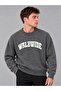 Oversize Wrlowıde Written Cotton Sweatshirt