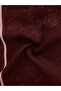 Burgundy Striped Women's Shawl - 5