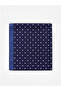Navy Blue Polka Dot Women's Shawl - 8