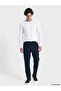 Navy Blue Regular Fit Men's Sweatpants