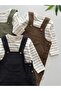 Striped Thick Bodysuit and Salopet Premium Baby Boy 2-Piece Set - 2