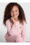Peak New Season Pink Crew Neck Printed Girls' T-Shirt