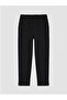 Black Thick Girls' Sweatpants with Elastic Waist - 5