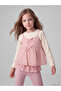 Pink Embroidered Bow T-Shirt for Girls - 4