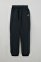 Boy's Sweatpants with Pockets and Snap Fastener Accessory Detail, Ages 8-12, Anthracite