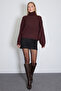 Bat Sleeve Turtleneck Casual Knitwear Sweater - 2