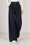 Women's Oysho Fabric High Waist Belt Detailed Wide Leg Pants Cty-Abr-2154 - 3