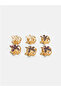 Mixed Flower Figured Peg Buckle - 6