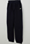 Boy's Sweatpants with Pockets and Snap Fastener Accessory Detail, Ages 8-12, Navy Blue - 3