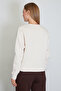 3 Thread Teddy Bear Embroidered Oversize Sweatshirt with Stopper - 8