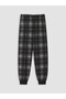 Özmarka New Season Gray Crew Neck Boys' Pajama Set - 5