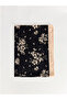 Black Floral Patterned Women's Shawl - 7