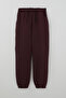 Boys' Sweatpants with Lace Accessories, Elastic Waist and Cuffs, Ages 8-11, Cherry Rotten