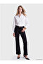 Black high waist flare women's jean pants