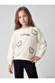 Ecru Crew Neck Girls' Set - 3