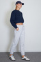 3 Thread Waist Tie Jogger Sweatpants - 5