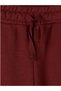 Burgundy Elastic Waist Girls' Jogger Sweatpants - 8