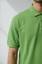 Interview Polo Collar 100% Cotton Green T-Shirt - 3