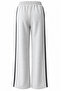 2251 Women's Wide Leg Pants with Side Stripes in 3 Yarns, Gray - 3