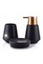 EDA BLACK set de baie dozator 350ml - 2