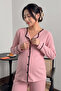 Elisa Soft Elegance Soft Buttoned Adjustable Waist Maternity Pajama Set - 4