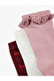 Cotton Bowknot Sock Set of 3 - 3