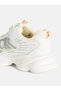 White Thick Soled Girls' Sports Shoes - 4